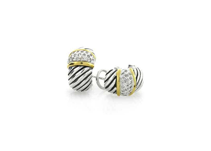 Two Tone Plated | Clip Earrings